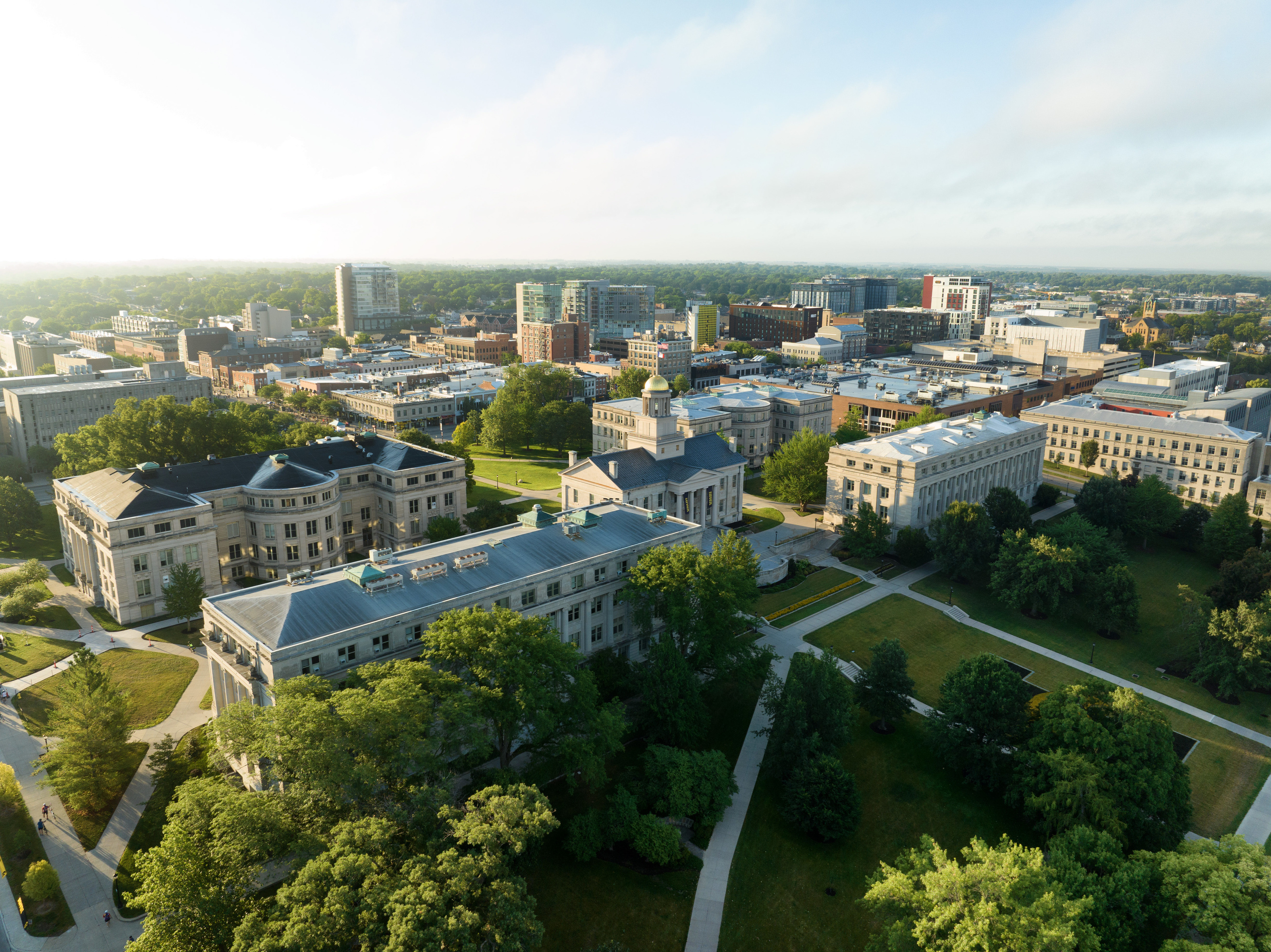 The University of Iowa Campus Aerial